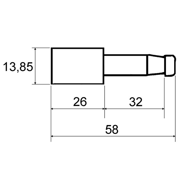 Verrouillage Bouton Poussoir 1''3/8 H8 S8 S9 403000032R10 référence fournisseur BYP403000032